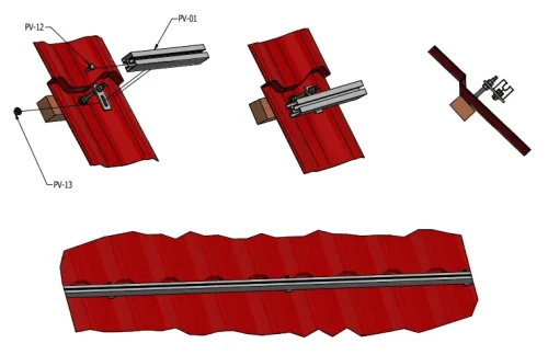 Profil en aluminium 665cm 40x40 pour vis en T PV-01-14 (2)