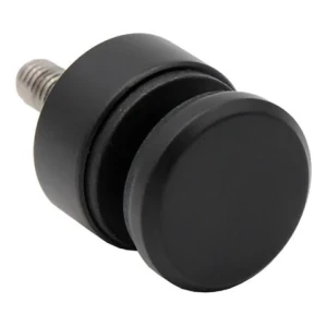 Fixation ponctuelle pour verre 6-12 mm fi 30/13/M8x40 AISI 304 système plat noir