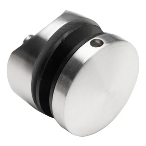 Fixation ponctuelle pour verre 8-17,52mm Ø 50/8/M10x50 AISI304 satiné
