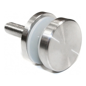 Fixation ponctuelle verre 4-16,76mm ø 30/4/M8 AISI304 système plat satiné