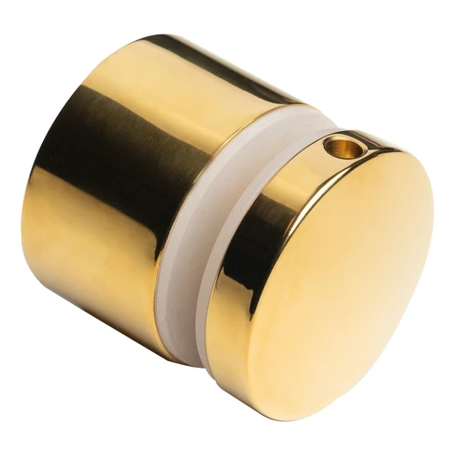 Fixation ponctuelle pour verre 10,38-17,52mm Ø 50/30/m10x40 AISI304 système plat doré 000-565 (1)