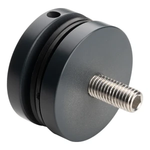 Fixation ponctuelle verre 8-17,52mm Ø 50/8/M10x50 AISI304 système plat anthracite