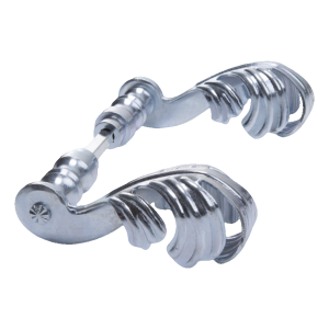 Postal – poignée forgée pour portails et portillons H135×L90 mm kit complet galvanisé