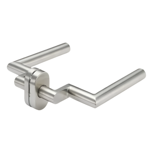 PSG Katania – poignée de porte inoxydable avec plaque ovale et déport