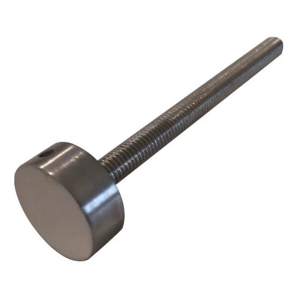 Poignée de porte ronde unilatérale 32×800 mm – acier inoxydable AISI 304, satiné, fixation 45° 000-723 (3)