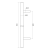 Poignée de porte ronde unilatérale 32×800 mm – acier inoxydable AISI 304, satiné, fixation 45° 000-723 (4)