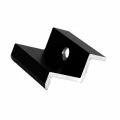 Pince latérale H32 aluminium 6060 trou M8 Anodisé PV-03-04