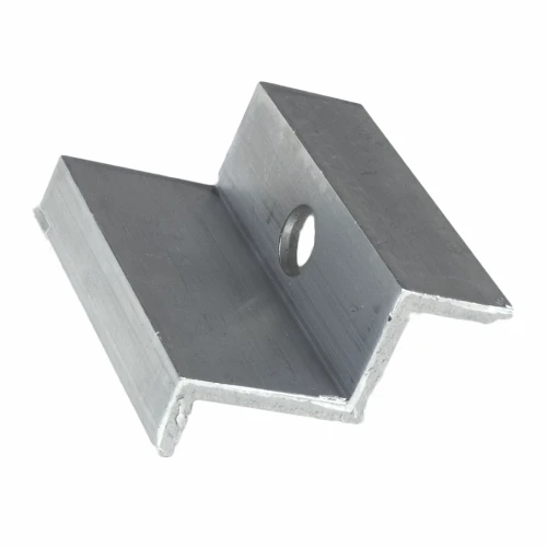 Pince latérale H35 aluminium 6060 trou M8 PV-03-05