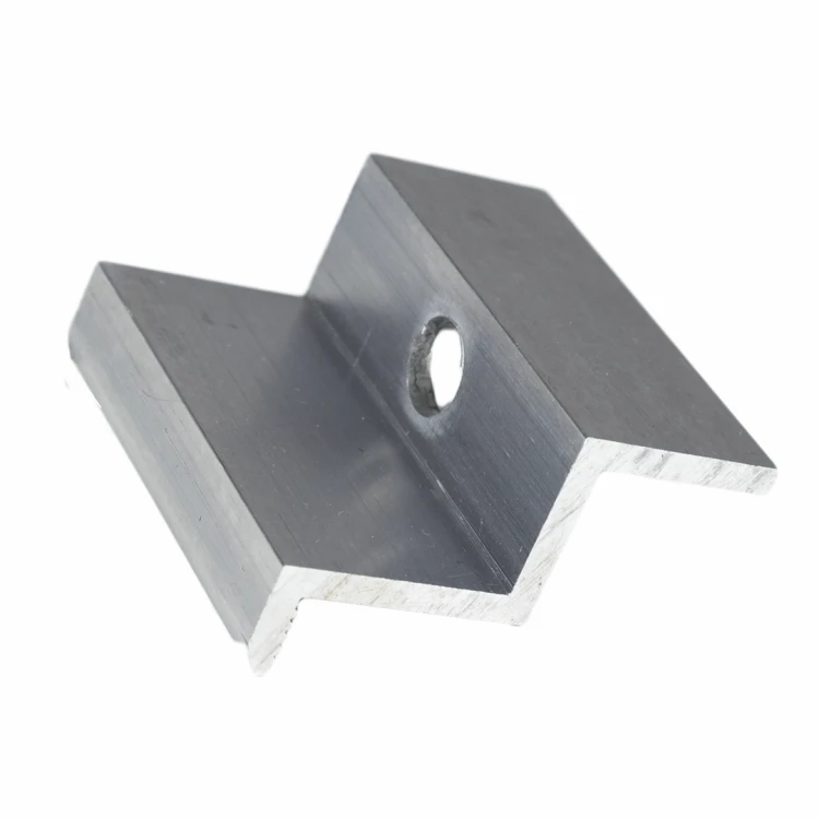 Pince latérale H40 aluminium 6060 trou M8 PV-03-09