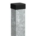 Poteau de clôture 80x80x2 mm, longueur 2,4 ml, galvanisé 000-489 (1)