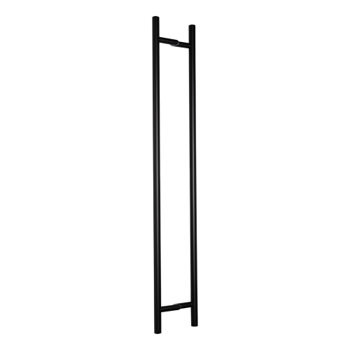 Poignée de porte bilatérale ronde noire PINOX Ø 32 x 1400 mm AISI 304 000-747 (1)