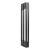 Poignée de porte PSG rectangulaire bilatérale 90° acier noir mat 40×478 mm 000-769 (1)