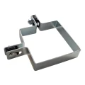 Collier d'angle pour panneaux de clôture 100x100 mm galvanisé 000-773 (2)