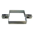 Collier intermédiaire pour panneaux de clôture 100x100 mm galvanisé 000-777 (2)