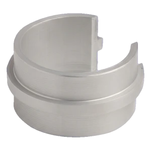 Kozza raccord de balustrade pour main courante aluminium ronde Ø 40 mm 180°