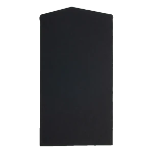 Embout latéral Kozza pour profilé de balustrade tout verre KE 100 – gris foncé