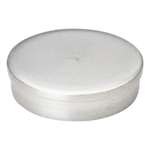 Capuchon de finition aluminium Kozza pour profilés de garde-corps tout verre KE 105 / KE 115 – anodisation mate