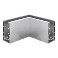 Kozza KE100 – profil U d'angle intérieur 90° pour balustrades entièrement vitrées, fixation par le haut 000-854 (1)