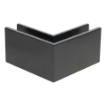 Kozza KE 100 – profilé U d'angle intérieur 90° pour garde-corps tout verre, gris anthracite 000-855 (2)