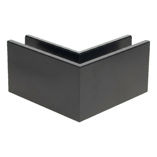 Kozza KE 100 – profilé U d'angle intérieur 90° pour garde-corps tout verre, gris anthracite 000-855 (2)
