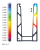 Kozza KE 100 – profil en U pour balustrades tout verre 5000 mm noir, fixation par le haut 000-861 (3)