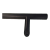 PSG poignée de porte unilatérale ronde noire 32×1200 mm AISI 304 – fixation 45° 000-721 (3)