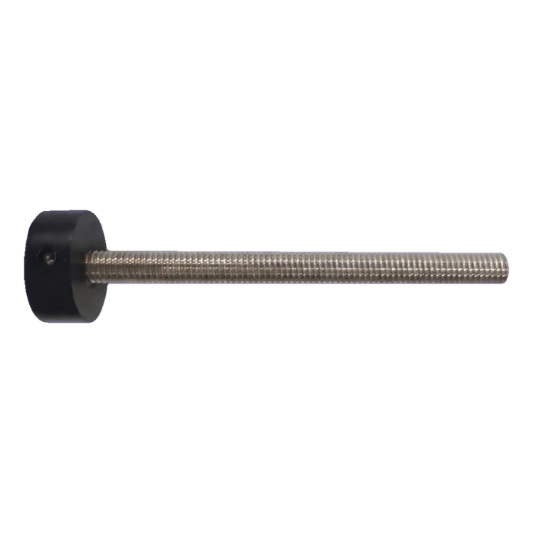 PSG poignée de porte unilatérale ronde noire 32×1200 mm AISI 304 – fixation 45° 000-721 (4)