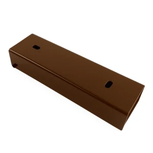 Profilé en C connecteur support pour soubassement 200x55 bronze