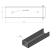 Profil en U connecteur support pour soubassement 200x50 vert GPV-700-33 (3)