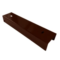 Cornière de liaison pour soubassement 250x55 bronze