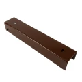 Profilé en C connecteur support pour soubassement 300x50 bronze GPV-700-55 (1)