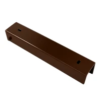 Cornière de liaison support pour soubassement 300x55 bronze