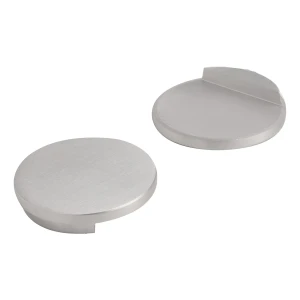 Bouchon plat à coller pour main courante aluminium ronde – fi 40 mm 2 pièces Kozza