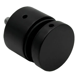 PINOX fixation ponctuelle rotule pour verre ø 50 mm noir mat – pour surface plane, filetage M10