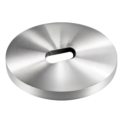 Entretoise PSG pour rotules ponctuelles fi 50 mm / 5 mm – trou oblong, AISI 304 satiné 000-896 (1)