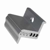 Pince latérale - Réglable par rainures coulissantes M8 30-50mm