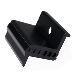 Pince latérale - Réglable par rainures coulissantes M8 30-50mm - Anodisé