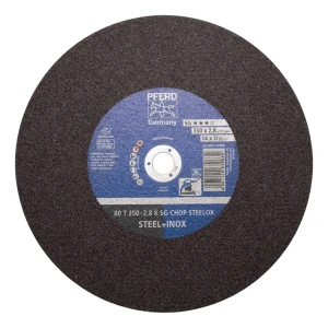 PFERD SG CHOP STEELOX – disque de tronçonnage pour tronçonneuse 350 × 2,8 mm pour acier et inox