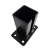 Platine de fixation pour poteau de clôture 80x80 mm 8 mm noir 000-786 (4)