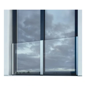 Kozza KB5100 – balcon français complet en aluminium H1100 mm, verre 10–11,52 mm, anodisation mate