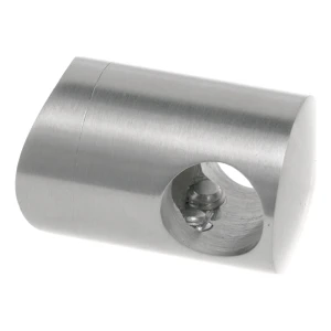 Support traversant de balustrade fi 12 mm pour tube 42,4 mm – acier inoxydable AISI 304 satiné