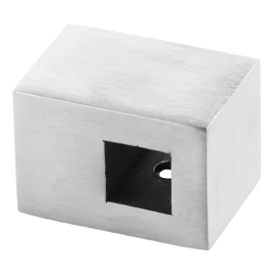 PSG support traversant de balustrade pour barre 10x10 mm – fixation sur surface plane, AISI 304 satiné