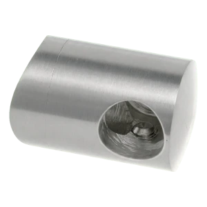 PSG support d'extrémité gauche pour barre ø 12 mm sur tube 42,4 mm – acier inoxydable AISI 304 poli