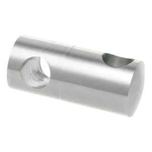 Support de traverse double PSG pour balustrade pour tige Ø 12 mm – acier AISI 304 satiné