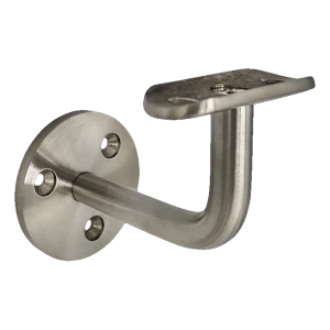 Support mural de main courante de balustrade fi 60 mm – acier inoxydable AISI 304 satiné, système 42,4 mm