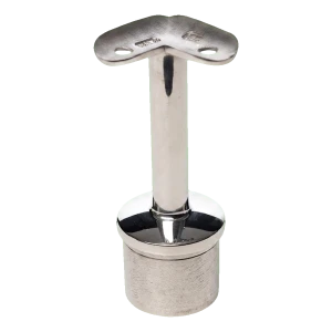 Support de main courante d'angle PSG 42,4 mm collé – acier inoxydable AISI 304 poli