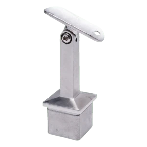 PSG support main courante articulé collé 42,4 mm pour poteau 40x40 mm AISI 304 satiné