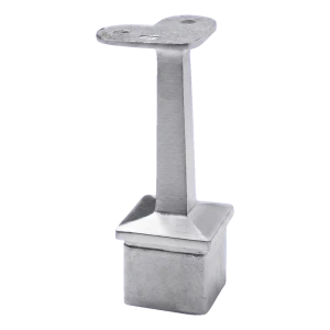 PSG support de main courante plate d'angle 90° collé – acier AISI 304 système 40x40