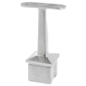 PSG support de main courante plate collé pour poteau 40×40 mm – acier inoxydable AISI 304 satiné