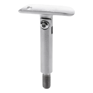 Support pivotant de main courante ø 12×75 mm AISI 304 – système 42,4 mm, filetage M8